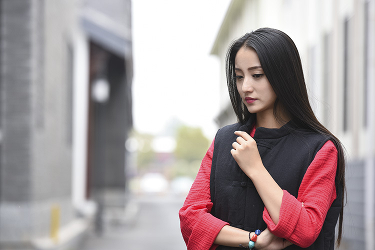 Gilet femme en lin - Ref 3434692 Image 25