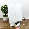 LED folding table lamp with light, mirror, 22 pieces