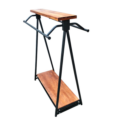 couture to ground Display rack solid wood Parallel bars clothes Display rack Women's wear Children's clothing store Nakajima goods shelves wholesale