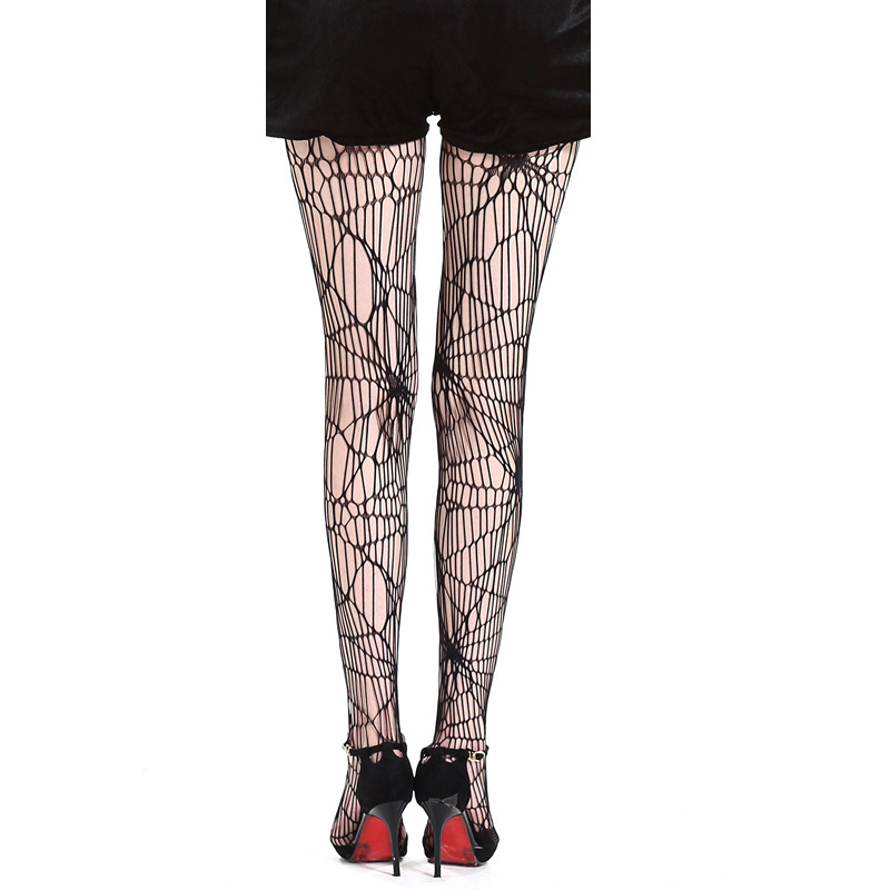 Women's Basic Spider Web Polyester Mesh Tights 1 Piece display picture 1