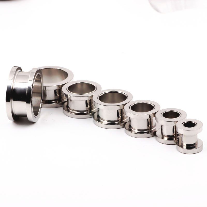Labret piercing jewelry detail image