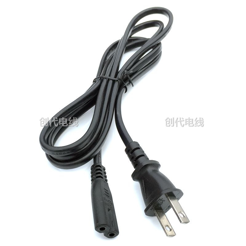 1.25平方日规两插单头+上锡 日本pse认证电源线2芯0.75日标插头线