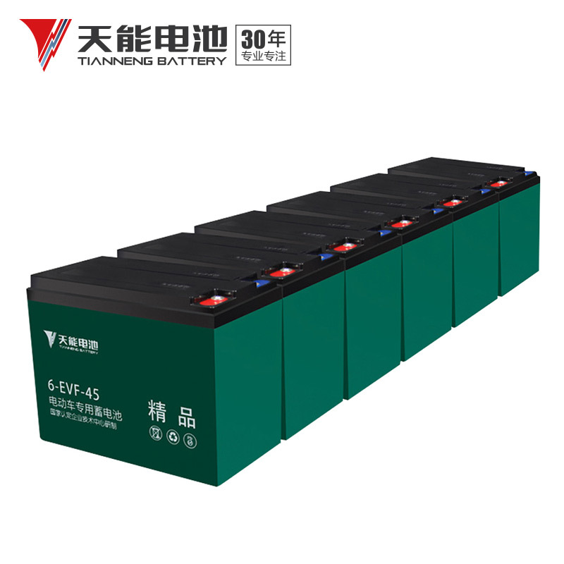 正品天能电动车电池电瓶72V45ah，适用于雅迪爱玛三轮车和自行车的可靠电池