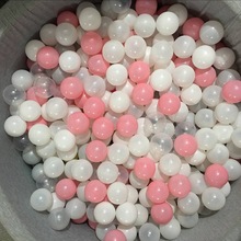 加工PE环保加厚玩具波波球儿童乐园塑料球池马卡龙色海洋球批发