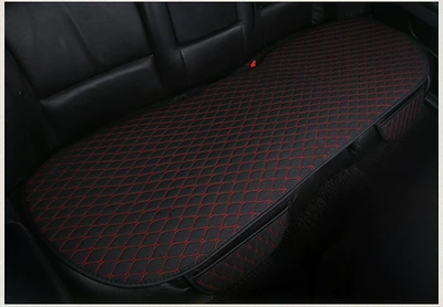 cushion diamond three-piece set without, Seat cushion, seat cover - back-seat-black-red