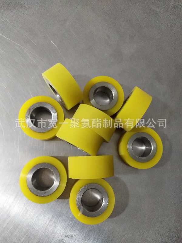 供应内蒙古工业设备用聚氨酯胶轮加工包胶，橡胶滚轮包胶加工
