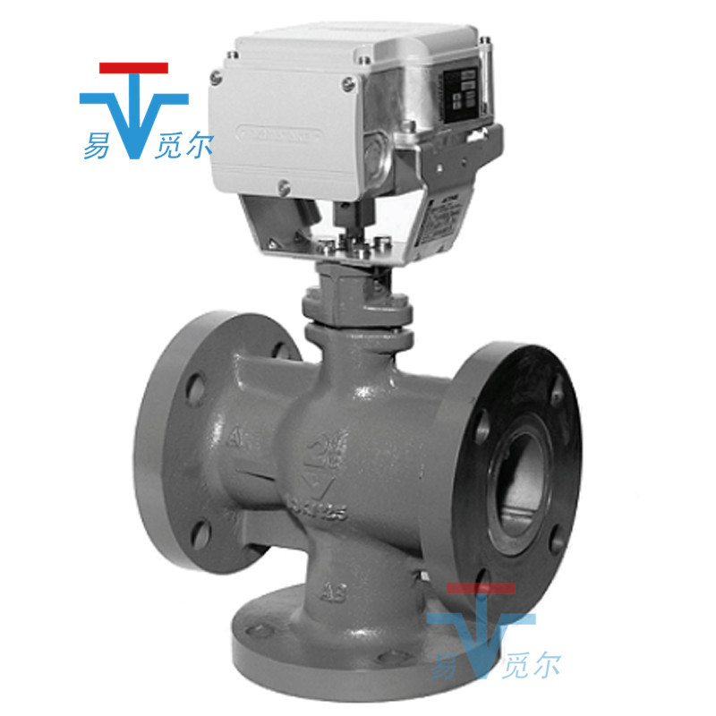 日本山武azbil电动三通调节阀vy5410l0051 vy5410l0061合流阀24V