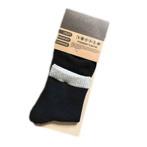 Customizable logo individually packaged cotton mid-calf sports socks men's solid color socks spring and autumn men's socks wholesale