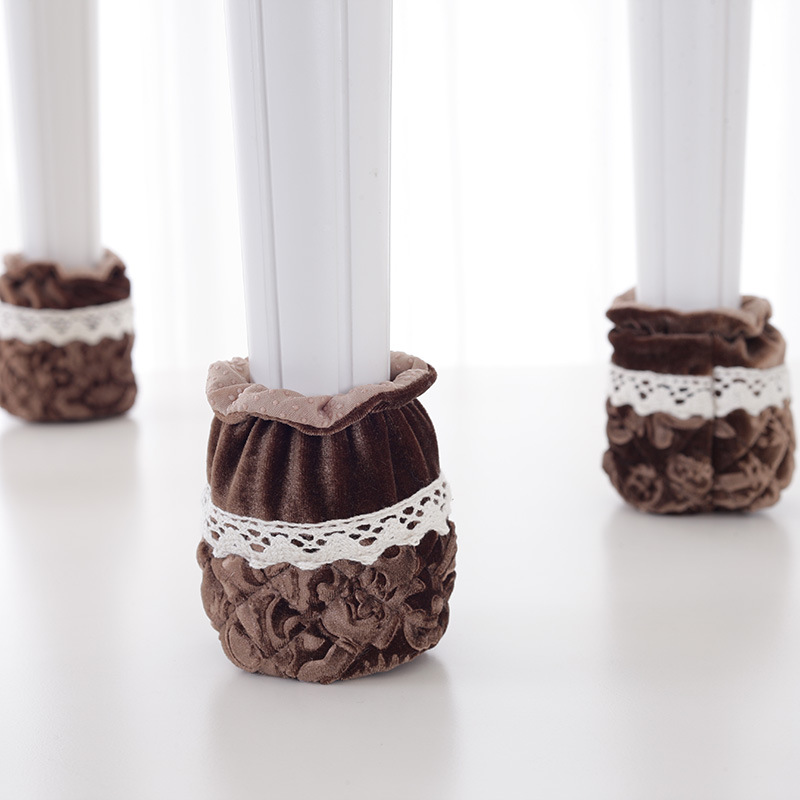 Una variedad de mesa de felpa y silla cubierta de pie mesa y silla almohadilla de pie sofá cubierta de pie cama cubierta de pie máquina lavable