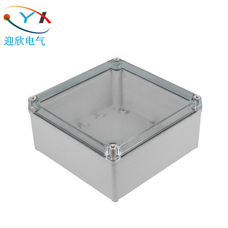 200*200*95mm透明盖塑料接线盒电缆防水户外防水盒防水防尘密封