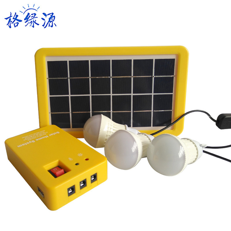 Factory direct LED lamp 3W lithium battery solar Small System 3 bulb highlight energy-saving lamp solar lighting lamp Factory direct LED lamp 3W lithium battery solar Small System 3 bulb highlight energy-saving lamp solar lighting lamp