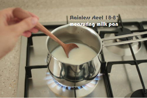 Non-stick small milk pot stainless steel 304 mini thick soup pot double-layer household induction cooker baby food cooking pot