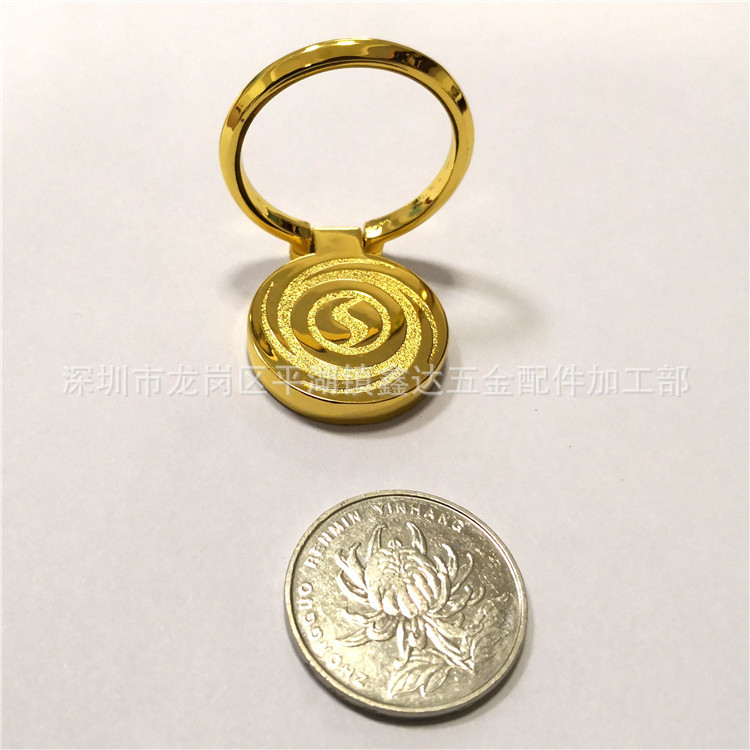 锌合金压铸加工实力厂商电镀金色外壳压铸件来图来样精密铸造模具