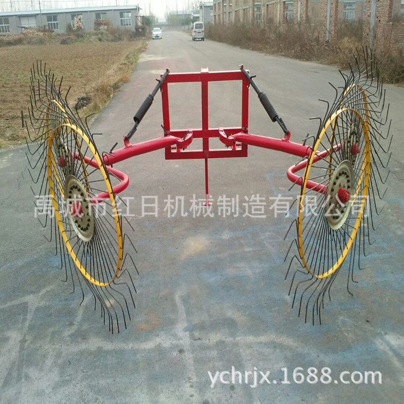 厂家搂草机供应8齿指盘搂草机9LTS 4.8指盘搂草机