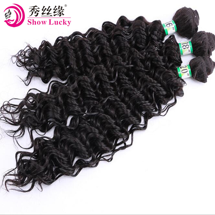 Three parts of synthetic hair high temperature silk chemical fiber hair curtain