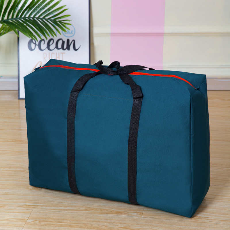 Factory Direct Extra Thickened Waterproof Woven Bag Non-woven Moving Bag Duffel Bag Laminated Student Quilt Bag