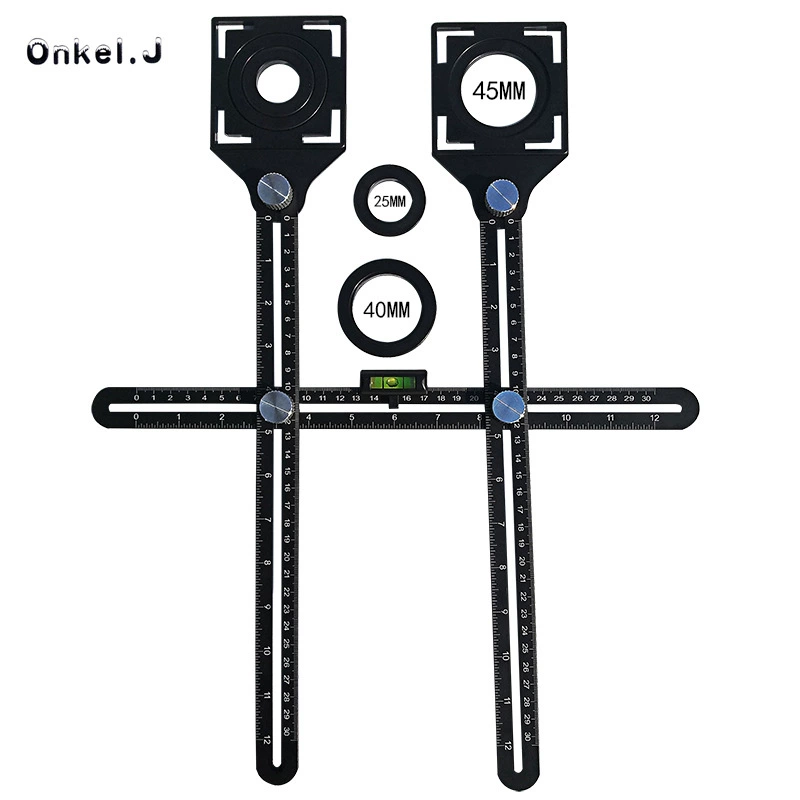 Универсальный Регулируемый инструмент для каменной кладки стекла с фиксированной перфорацией Многофункциональная плитка Локатор открытия плитки артефакта