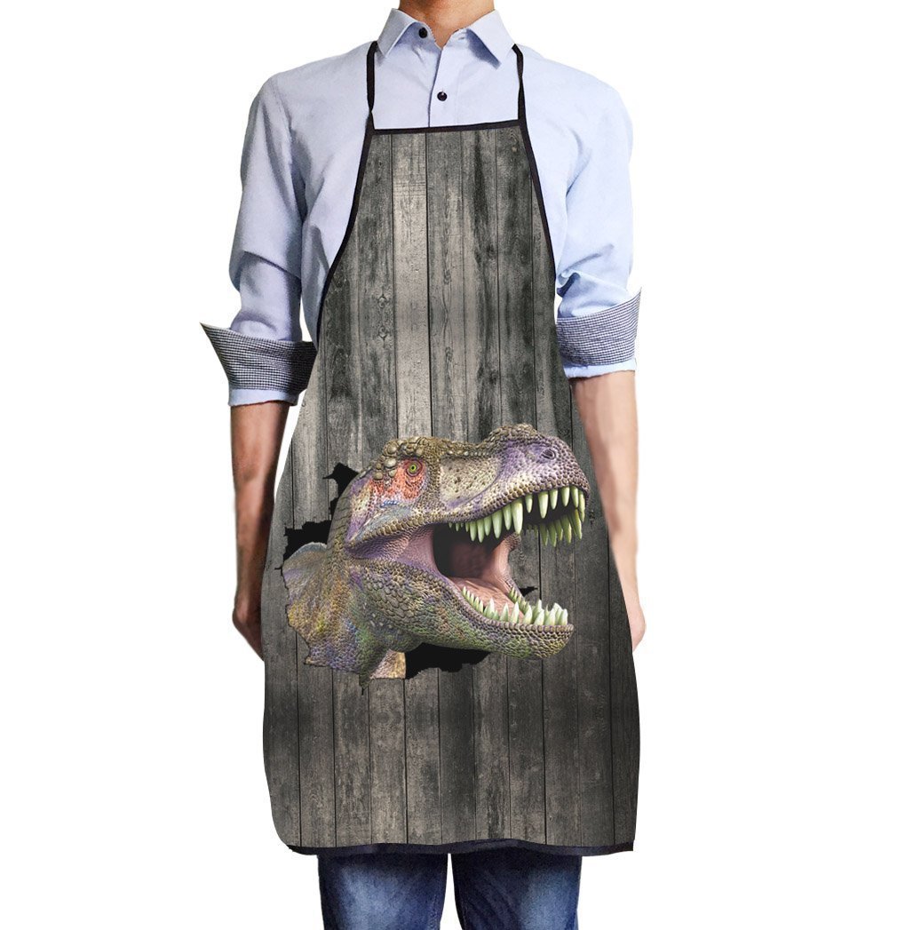 愚人節(jié)聚會(huì)數(shù)碼印可愛萌寵圍裙狼馬 壁虎 恐龍愚人節(jié)禮物圍裙批發(fā)