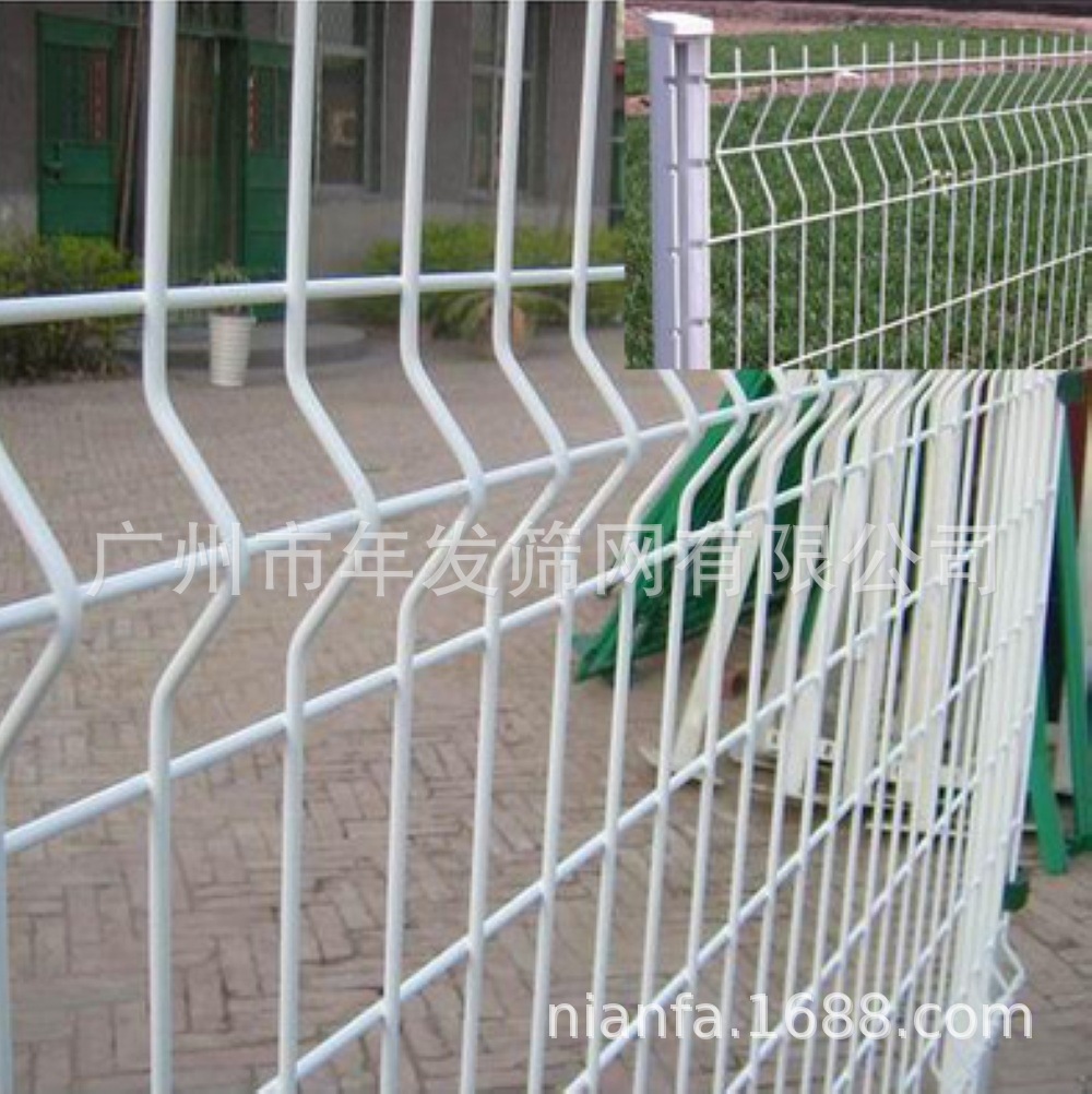 现货批发公路桃型柱护栏  1.8米高浸塑护栏 户外景观护栏