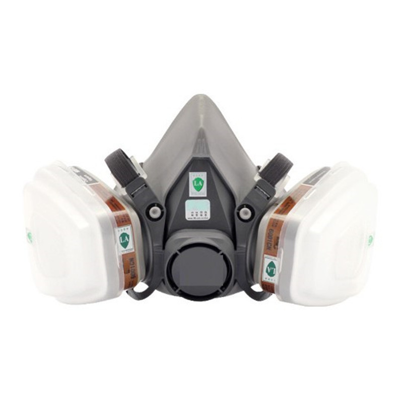 Michang 7502 máscara de gas de silicona pintura pesticida a prueba de formaldehído decoración pulido a prueba de gas máscara de polvo