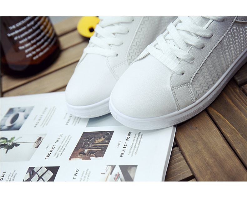 fashion cotton comfortable white sneakers NSNL32154