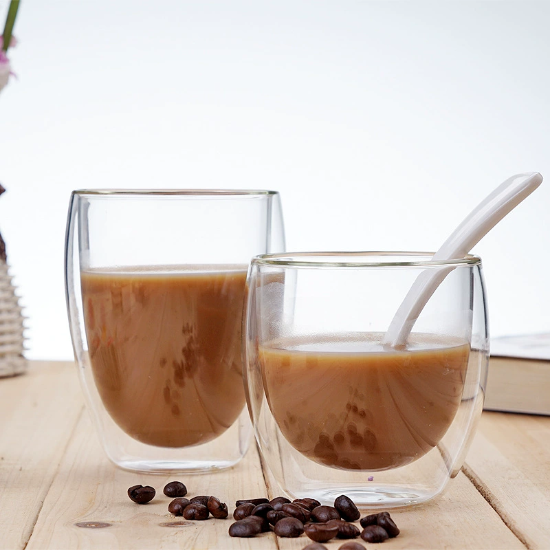 Creative glass coffee tea cup, (Physicals), custom-made