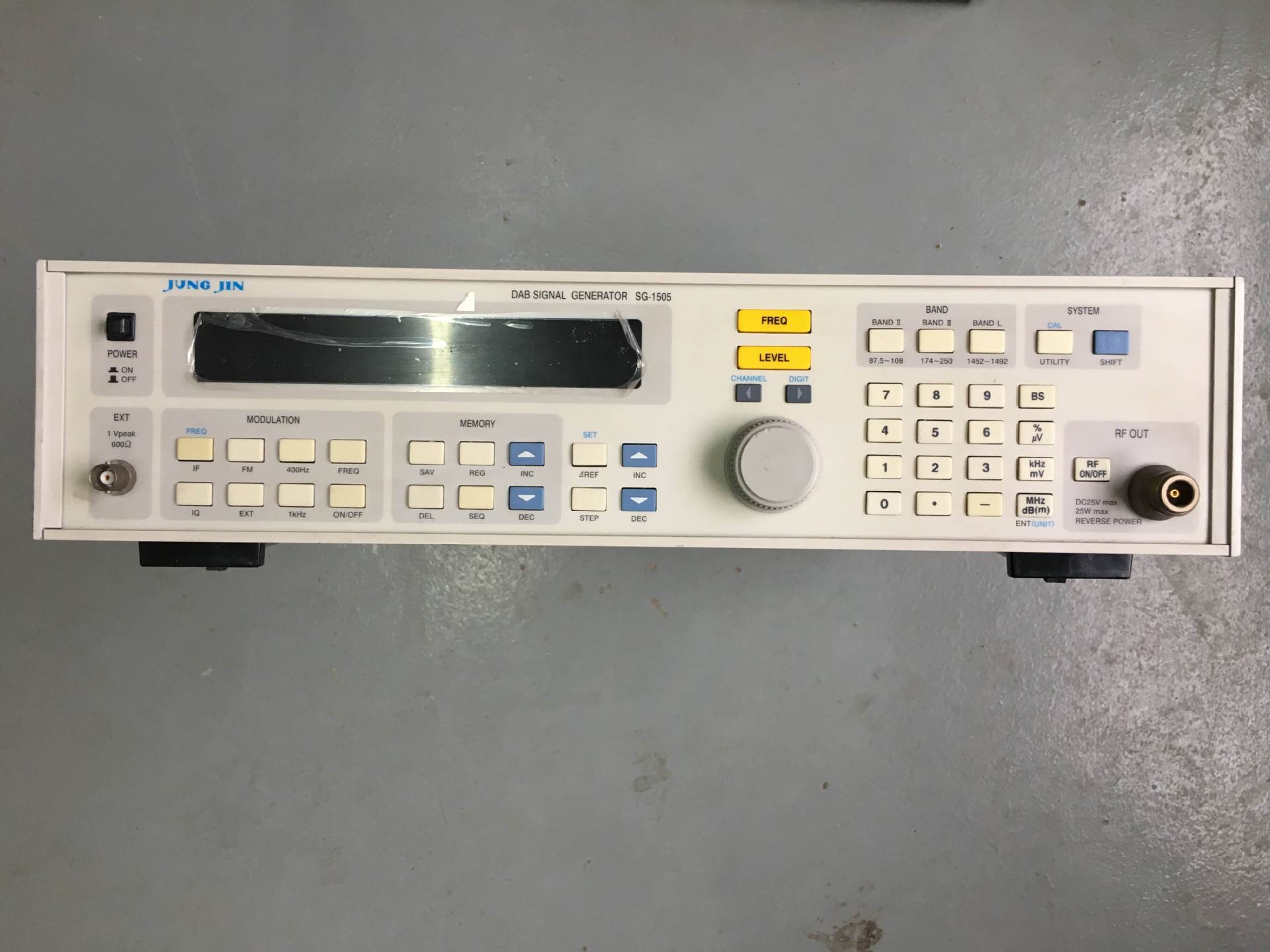 二手DAB信号发生器 SG-1505 数字音频信号发生器