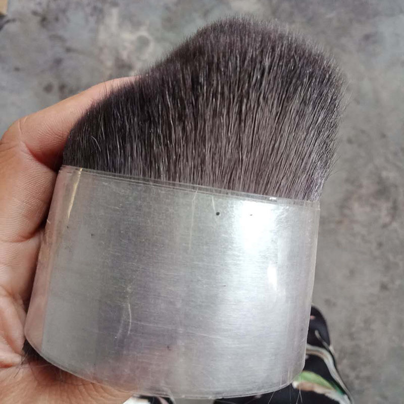 化妆刷毛，动物毛，细光峰羊毛仿灰鼠色现货毛的r绵羊毛精梳