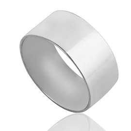 厂家直供钛钢光身戒指朋克摇滚可打loge不锈钢光面指环
