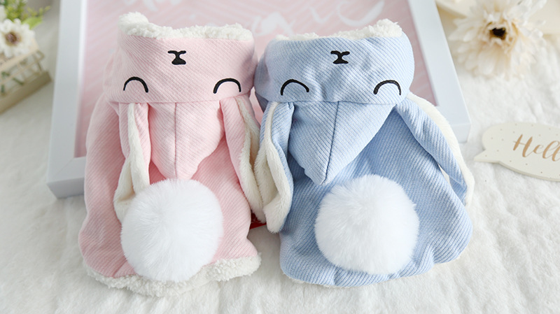 甜睡兔毛球绒衣