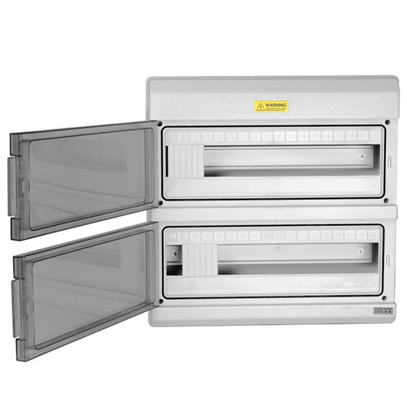 36回路配电箱 明装防水配电箱 PC防水箱 IP65 GDB-36 381*380*110