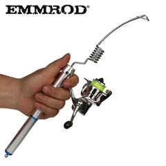EMMROD超小迷你版 冰釣竿釣魚竿冬季魚竿套裝 冰釣漁具套裝IZ-XM
