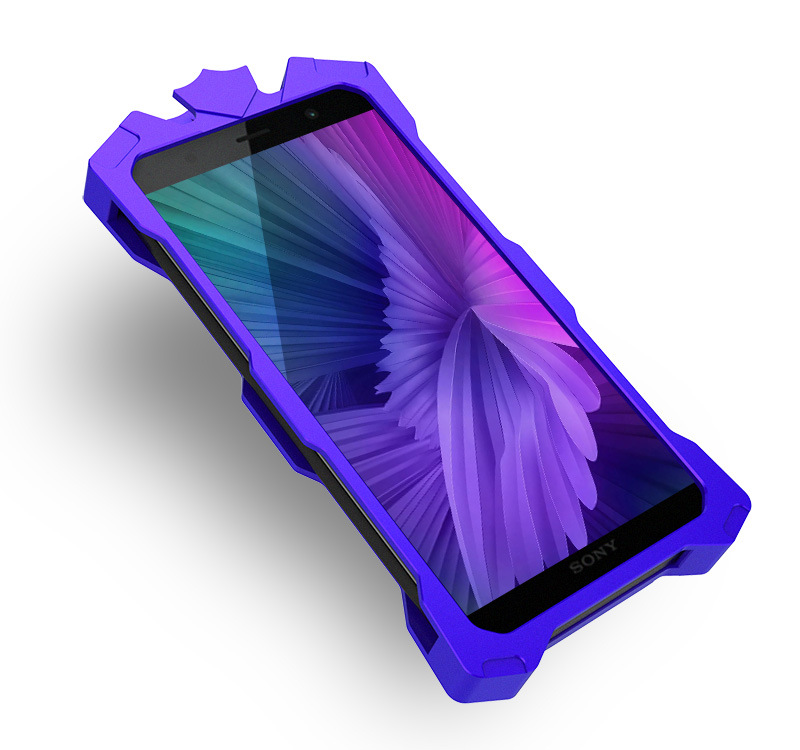 SIMON THOR Aviation Aluminum Alloy Shockproof Armor Metal Case Cover for SONY Xperia XZ2 Premium