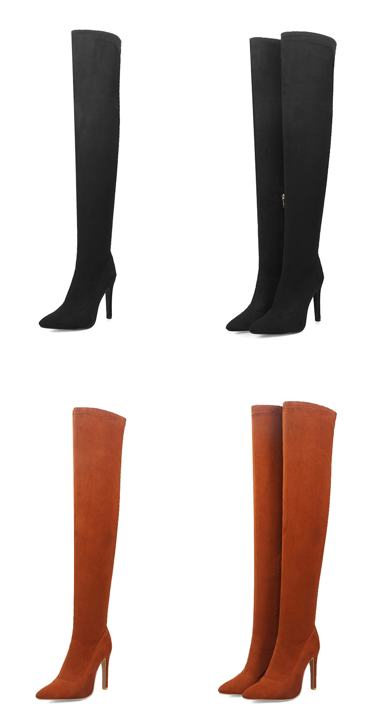 Bottes femme en Daim - Ref 3355064 Image 33