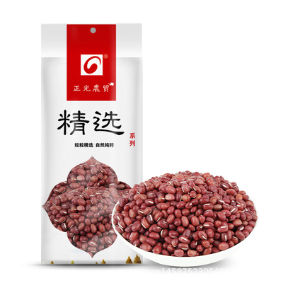 Positive light farm trade Hefei Manufactor Direct selling Red adzuki beans Tianjin Red Pearl 450 Gram vacuum-packed oem Processing