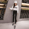 New women wear small trousers Korean version high waist fashion