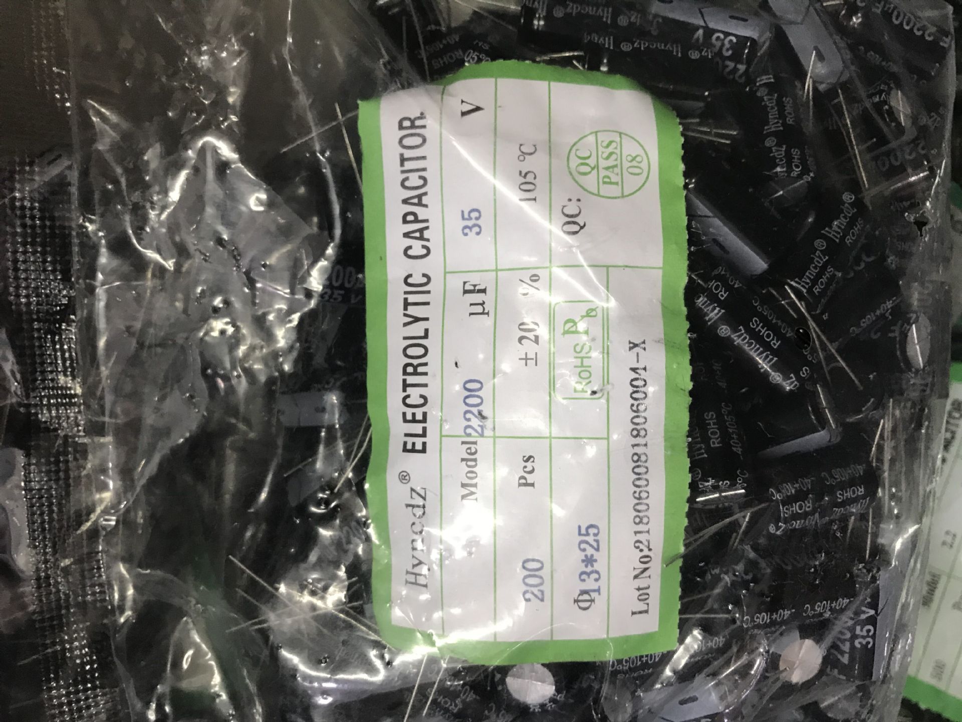 供应hyncdz铝电解电容35v2200uf