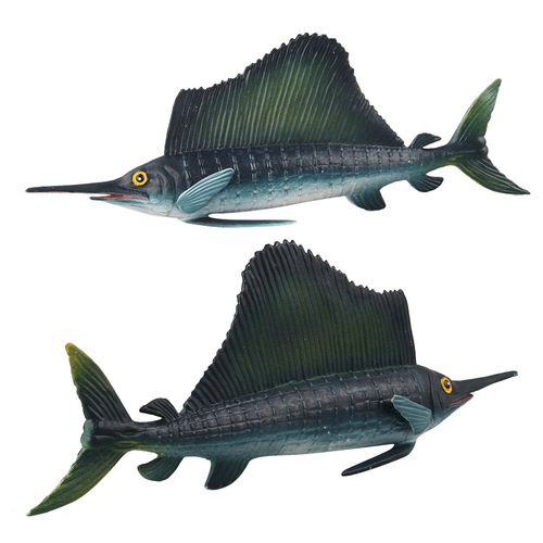 Cross-border sourcing simulation ocean creatures eel dogfish marlin solid bottom animals children's toy cognitive