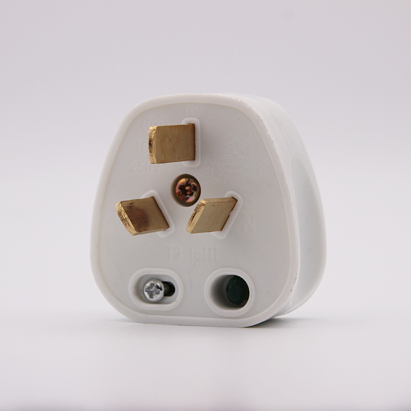 Huafeng single-phase 10A 16A plug three-prong plug household power plug high-power air conditioner plug