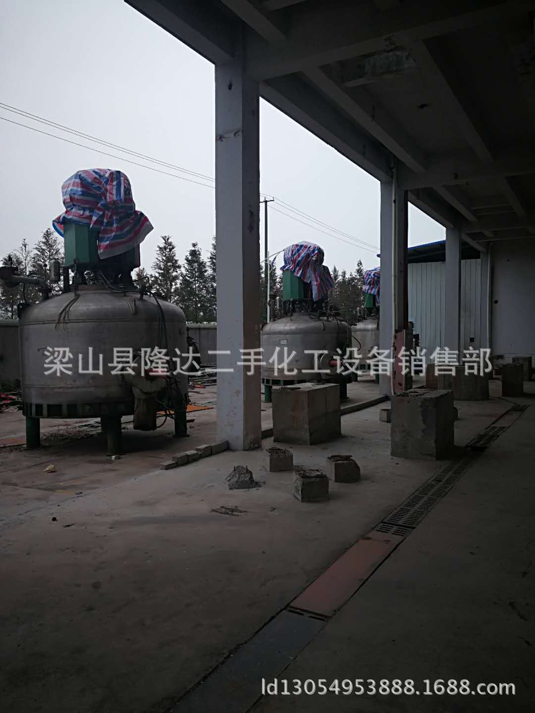 北京二手设备浓缩机组         便宜处理二手500升浓缩机组