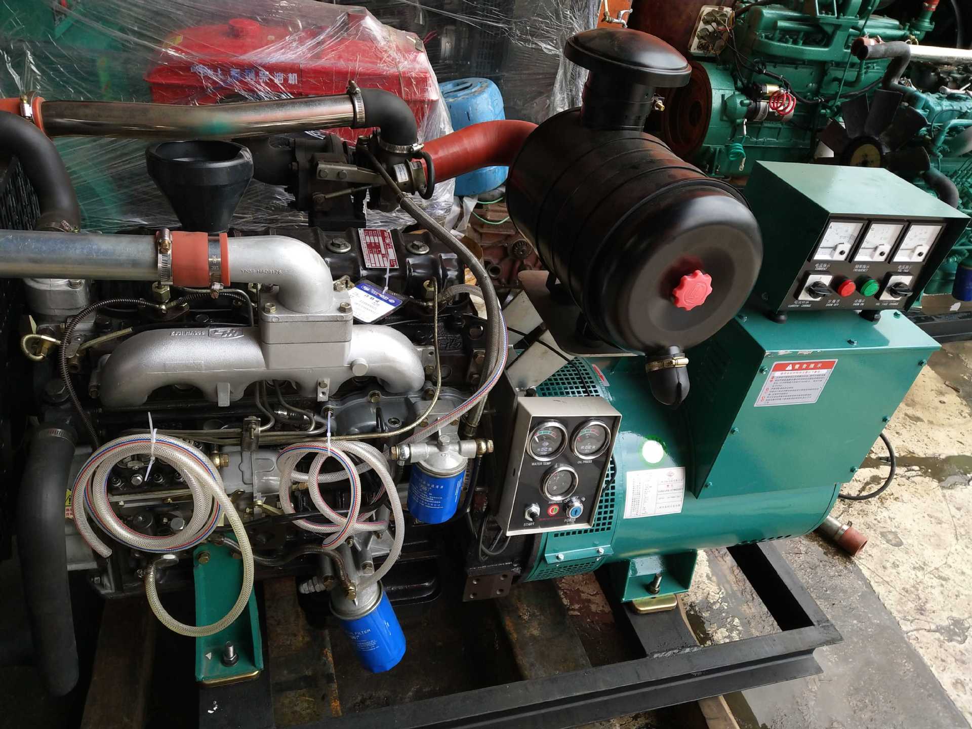 云南昆明云内动力YN4100DBZL配50KW上海齐际全铜柴油发电机