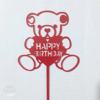 Acrylic Birthday Cake Responses Creative Cake Baking Swelling Plug -in Plug -in Package Package Paper Card Package