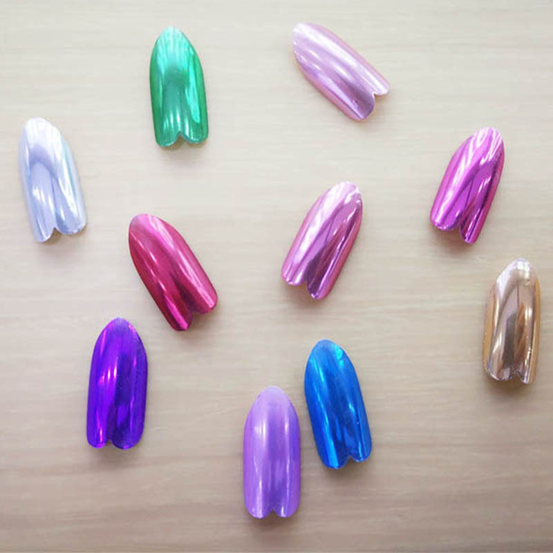 10色美甲網紅抖音粉钛金粉鏡面魔鏡粉