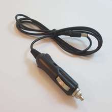 5521車充線點煙器點煙頭帶燈車載DC插頭線1.2m5525公頭適配電源線