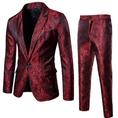 Men's jazz performance suit blazers groomsmen jacket Men's night lapel collar Blazer