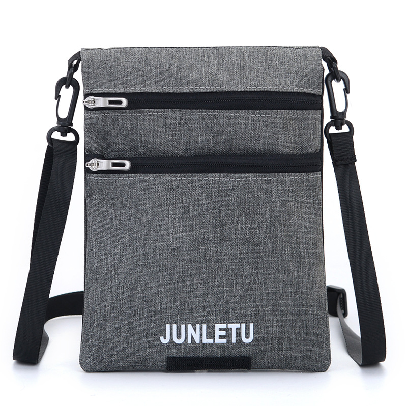 Junletu Fashionable Shoulder Crossbody Bag Waterproof Mobile Phone Bag Travel Abroad Document Passport Halter Neck Small Bag