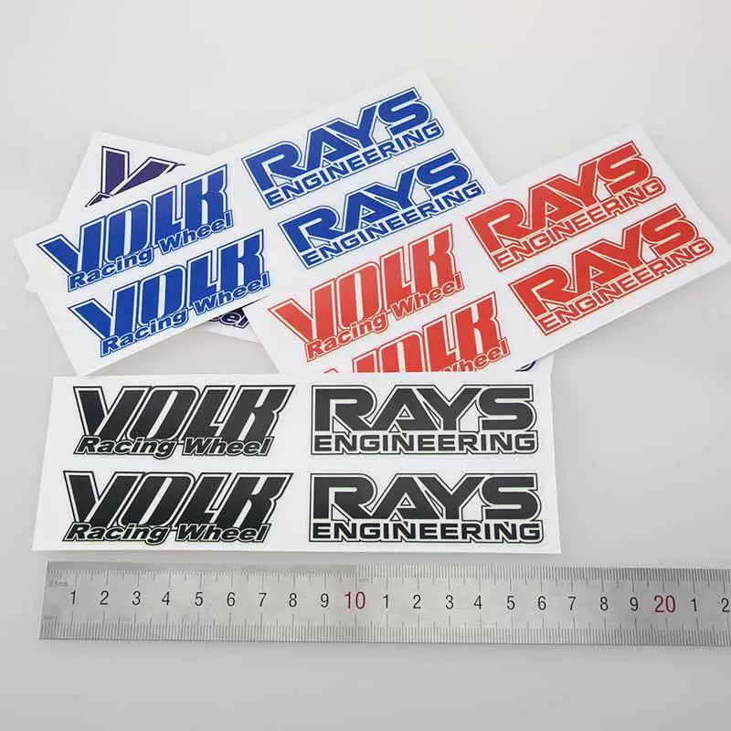 RAYS WHEEL Volk WHEEL наклейки на кузов автомобиля RAYS WHEEL автомобильные наклейки