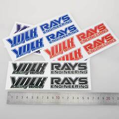 RAYS WHEEL Volk WHEEL Hub and Car Decal RAYS Wheel Car Decal