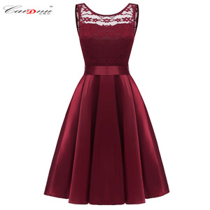 Europe America spring and summer new lace evening dress