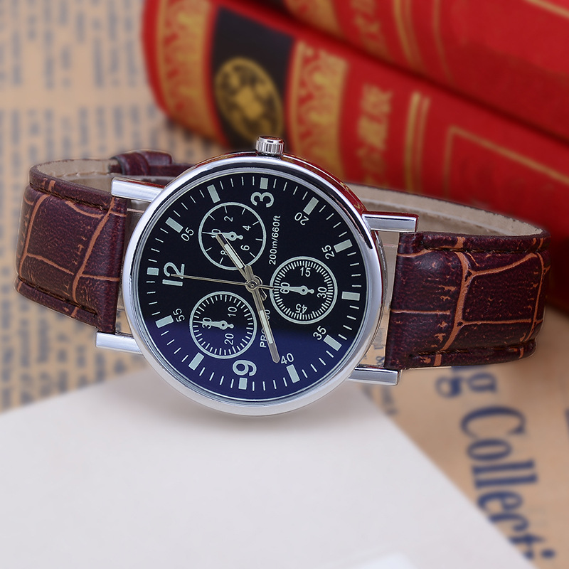 Мужской глянцевый модный кварцевый ремень, швейцарские часы, подарок на день рождения, оптовые продажи